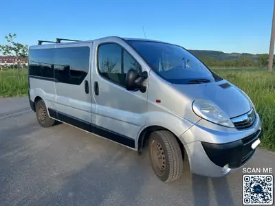 Opel Vivaro L2H1 — Monospace 9 places diesel, équipé pour la famille et le voyage — Außenansicht