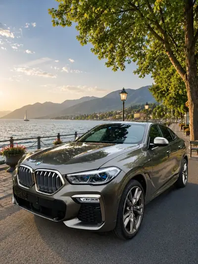 BMW X6 M50i 2020 — SUV coupé haute performance, 85 000 km seulement — fianco
