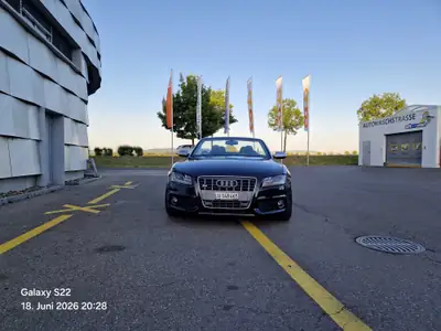 Audi S5 Cabriolet 3.0 V6 TFSI quattro — Roadster dynamique, entretien à jour — vista posteriore