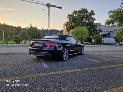 Audi S5 Cabriolet 3.0 V6 TFSI quattro — Roadster dynamique, entretien à jour — cruscotto