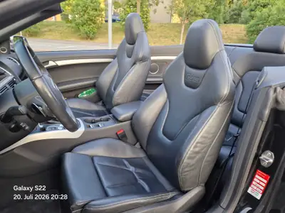 Audi S5 Cabriolet 3.0 V6 TFSI quattro — Roadster dynamique, entretien à jour — Miniatura 12