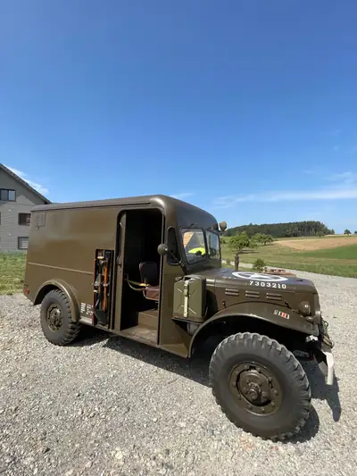 Dodge WC S7MA51 1942 — Véhicule de collection all-terrain, historique exceptionnel — Außenansicht