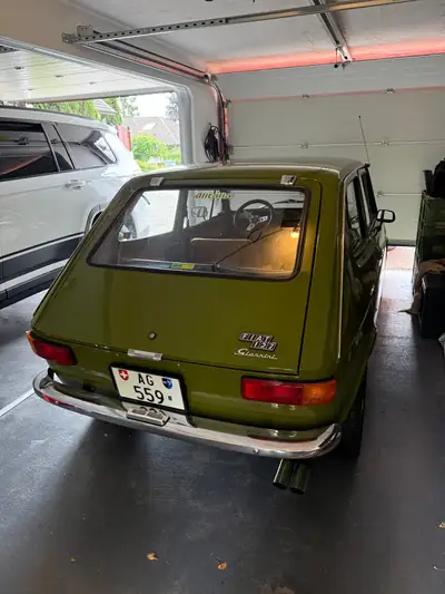 Fiat 127 Giannini 1974 — Légende urbaine restaurée, 49'000 km d'histoire — vista posteriore