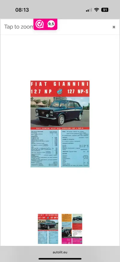 Fiat 127 Giannini 1974 — Légende urbaine restaurée, 49'000 km d'histoire — Miniatura 7