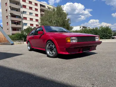 VW Scirocco 1.8 16V Scala — Coupé sportif vintage, moteur performant et design iconique — Heckansicht