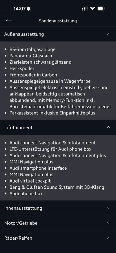 Audi RS5 Coupé 2.9 V6 TFSI 510 PS — Sportive haute performance avec Gewindefahrwerk KW — Miniature 19