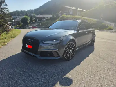 Audi RS6 Avant 4.0 V8 TFSI — 605 ch, Carbon Pack et freins céramique, 175 000 km — vista esterna