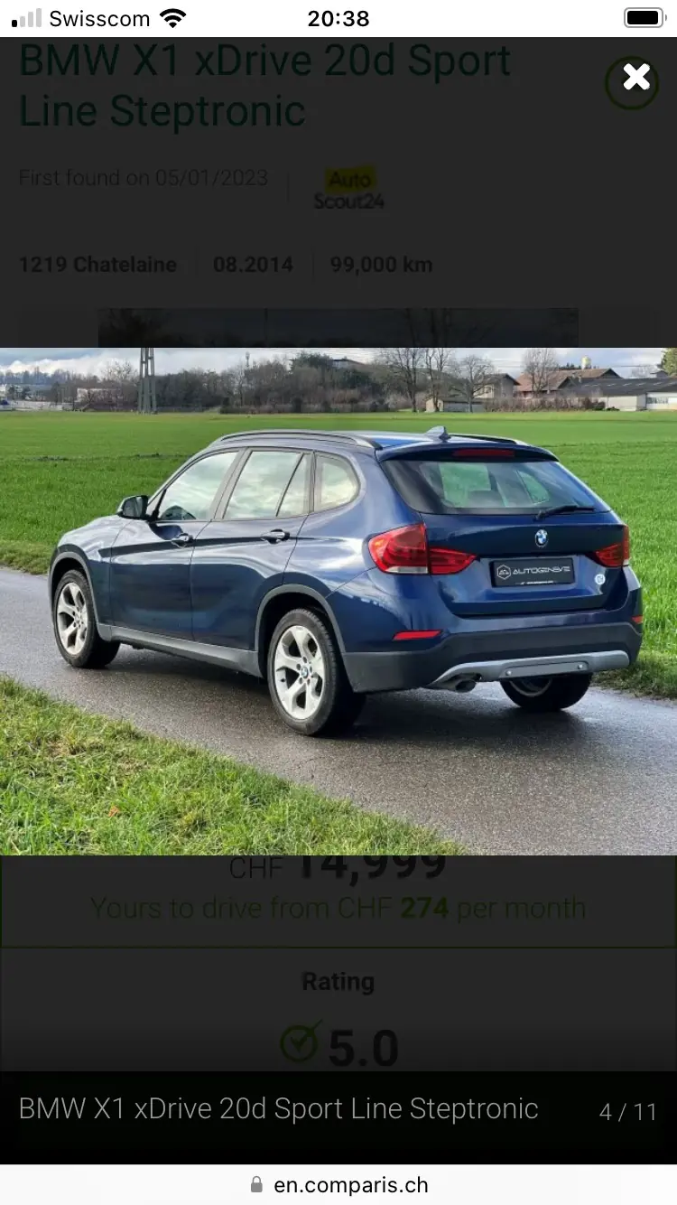 BMW X1 2014 occasion Versoix — 2