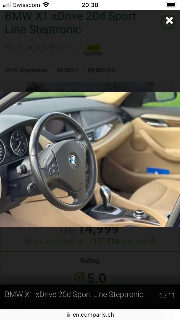 BMW X1 2014 occasion Versoix — 3