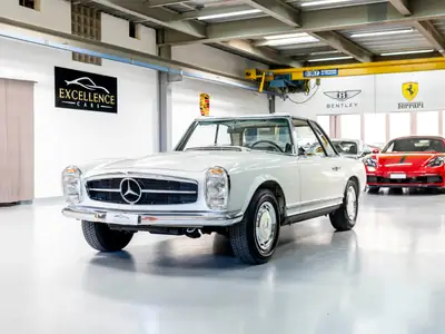 Mercedes-Benz SL 280 Pagode 1971 — Cabriolet légendaire, histoire complète garantie — Außenansicht