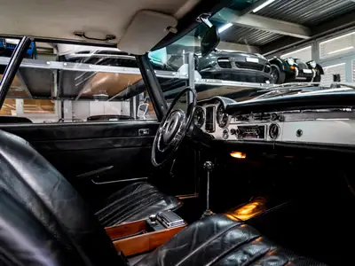 Mercedes-Benz SL 280 Pagode 1971 — Cabriolet légendaire, histoire complète garantie — Miniatur 13