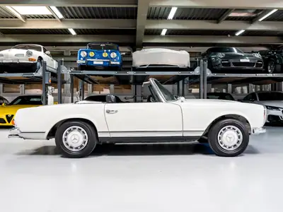 Mercedes-Benz SL 280 Pagode 1971 — Cabriolet légendaire, histoire complète garantie — Miniatur 22