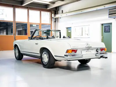 Mercedes-Benz SL 280 Pagode 1971 — Cabriolet légendaire, histoire complète garantie — Miniatur 25