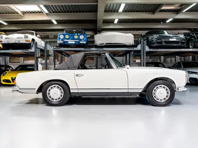 Mercedes-Benz SL 280 Pagode 1971 — Cabriolet légendaire, histoire complète garantie — Miniatur 29