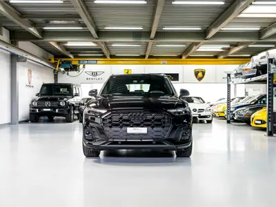 Audi Q5 45 TFSI S-line — SUV premium quattro, 265 ch, full options — Seitenansicht