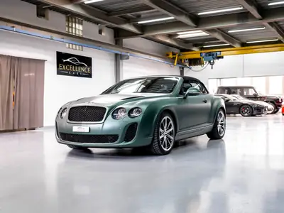 Bentley Continental Supersports Convertible 6.0 — Cabriolet sportif 630 ch, historique Bentley complet — vue extérieure