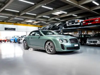 Bentley Continental Supersports Convertible 6.0 — Cabriolet sportif 630 ch, historique Bentley complet — intérieur