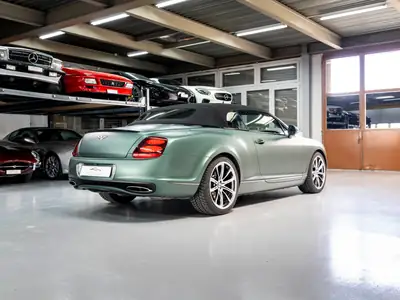 Bentley Continental Supersports Convertible 6.0 — Cabriolet sportif 630 ch, historique Bentley complet — Miniature 7