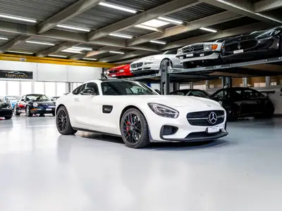 Mercedes-AMG GT S Edition 1 — Coupé sportif 510 ch, 1 seul propriétaire, 24'000 km — Heckansicht