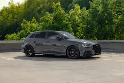 Audi S3 2.0 T FSI Quattro — Berline sportive 310 ch, transmission S-Tronic — Heckansicht
