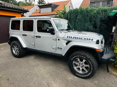 Jeep Wrangler 2.0 Turbo Rubicon Power Unlimited 4xe — Hybride rechargeable, 68'000 km seulement — cruscotto