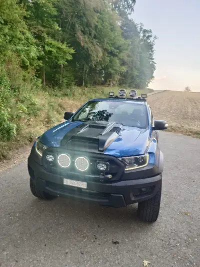 Ford Ranger 2.0 EcoBlue 4x4 Raptor — Pick-up surélevé avec tuning intégral et freinage sport — Außenansicht