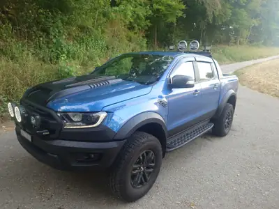Ford Ranger 2.0 EcoBlue 4x4 Raptor — Pick-up surélevé avec tuning intégral et freinage sport — Seitenansicht