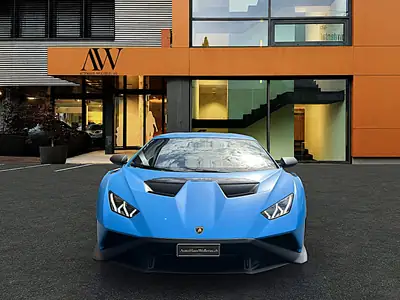 Lamborghini Huracán Coupé 5.2 STO — Supercars italienne 639 ch, très faible kilométrage — Seitenansicht