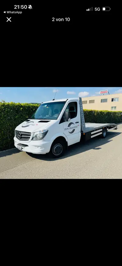 Mercedes-Benz Sprinter 2.2 CDI 163 — Châssis-cabine robuste, 277'000 km, sans sinistre — exterior view