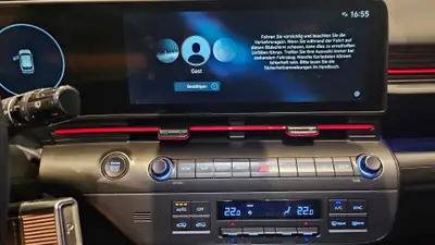 Hyundai Kona 1.6 T-GDi N Line 4WD — SUV sportif 170 ch, quasi-neuf avec caméra 360° — Miniature 13