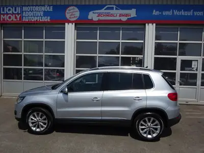 VW Tiguan 2.0 TDI BlueMotion — SUV familial diesel, 4Motion intégral, faible consommation — détail