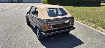 VW Golf 1 GLI Cabriolet 1.8l (1984) — Légende décapotable, MFK 2025, BBS d'origine — interior