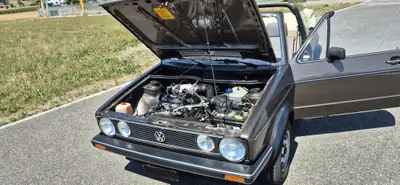 VW Golf 1 GLI Cabriolet 1.8l (1984) — Légende décapotable, MFK 2025, BBS d'origine — Thumbnail 8