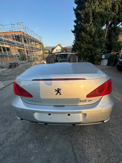 Peugeot 307 Cabriolet 2.0 16V — Décapotable élégante, moteur performant, 62 000 km — rear view
