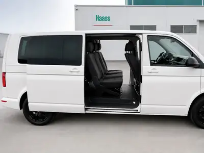 VW T6 2.0 TDI 150 ch — Minibus 8 places, transmission automatique, kilométrage maîtrisé — vista posteriore