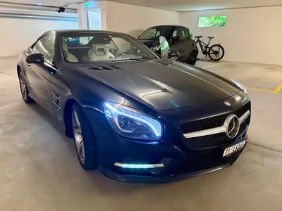 Mercedes-Benz SL 500 V8 — Cabriolet de prestige, 435 ch et seulement 51 800 km — Heckansicht
