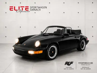 Porsche 911 Carrera 2 Cabrio 964 — Légende décapotable, 250 ch authentiques — côté