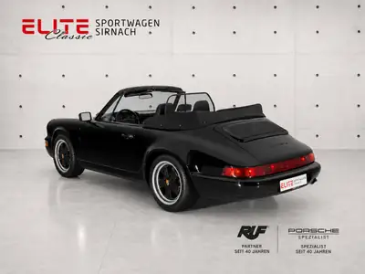 Porsche 911 Carrera 2 Cabrio 964 — Légende décapotable, 250 ch authentiques — intérieur