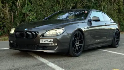 BMW 640d F13 Coupé — Élégance sportive et motorisation diesel performante — side view