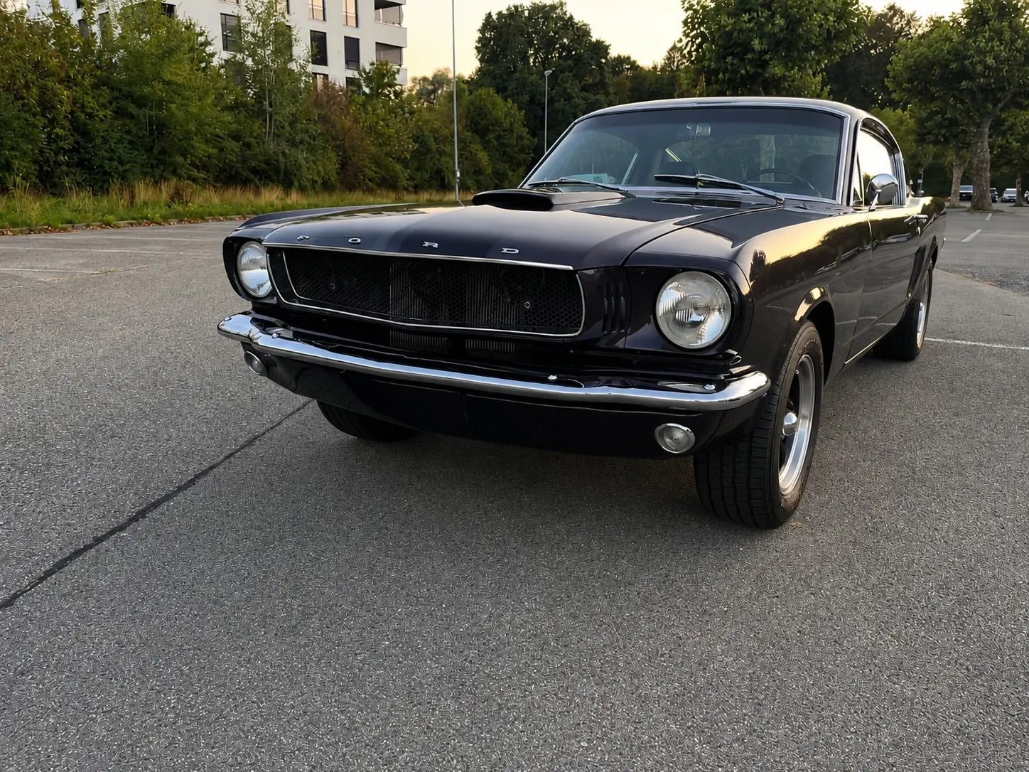 Ford Mustang Fastback 1965 — Légende américaine violet métallisé, 25 000 km