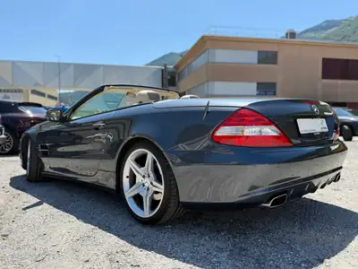 Mercedes-Benz SL 350 — Cabriolet sportif V6 essence, transmission 7G-Tronic — Seitenansicht