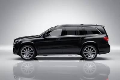 Mercedes-Benz GLS 350 d 4Matic — SUV 7 places premium, diesel performant et révisé — Seitenansicht
