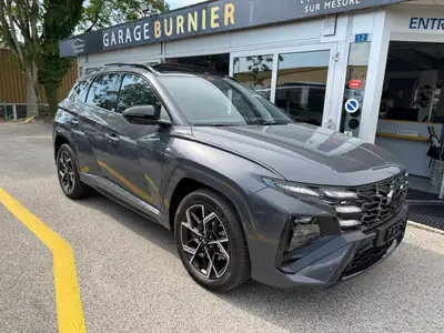 Hyundai Tucson 1.6 TGDI HEV N-Line 4WD — Hybride performant, 1000 km seulement — vue extérieure