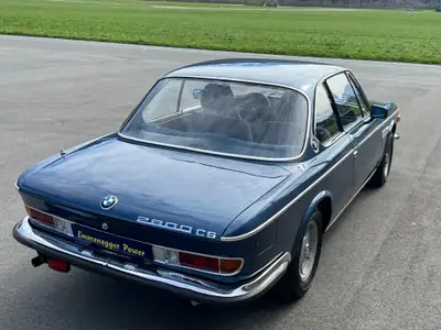 BMW 2800 CS E9 1969 — Chef-d'œuvre coupé bleu, première main, 36'000 km — dettaglio