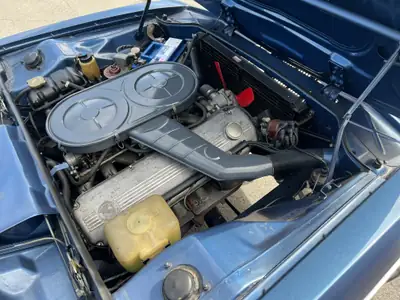 BMW 2800 CS E9 1969 — Chef-d'œuvre coupé bleu, première main, 36'000 km — Miniatura 19