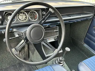BMW 2002 E10 1969 — Coupé sportif vintage bleu, survivor rare et authentique — Thumbnail 7