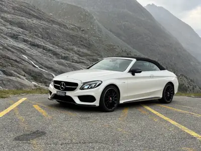 Mercedes-AMG C 43 Cabriolet — Performance 367 ch, toutes routes, sans OPF — side view