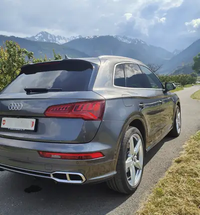 Audi SQ5 3.0 V6 TFSI — SUV sportif quattro, 353 ch et équipements hiver — arrière