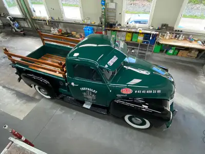 Chevrolet 3100 Pick-up 1949 — Légende americana restaurée, véhicule vétéran d'exception — détail