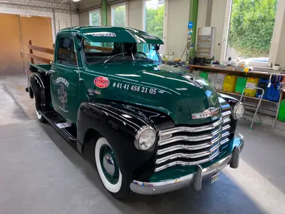 Chevrolet 3100 Pick-up 1949 — Légende americana restaurée, véhicule vétéran d'exception — Miniature 23